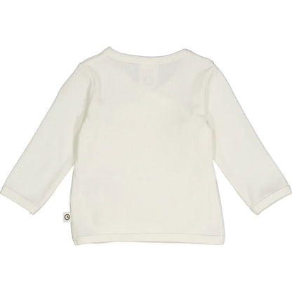 Muesli - Rib l/s cardigan - Top met lange mouwen - GOTS