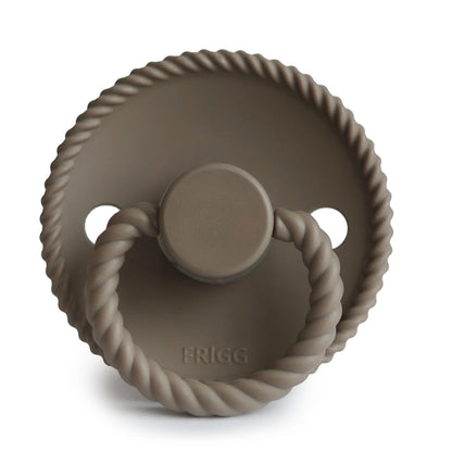 FRIGG silicone pacifier - Rope - Portobello - 100% medical silicone pacifier