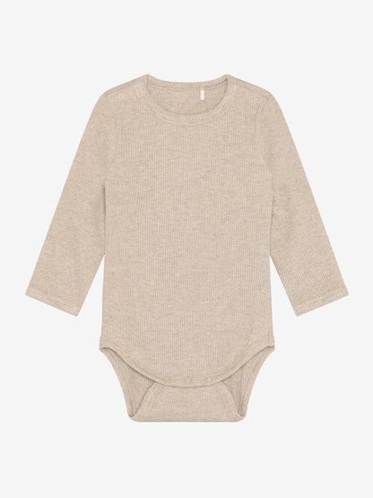 Romper - Modal/katoen - Beige/Pure Cashmere - Fixoni voor
