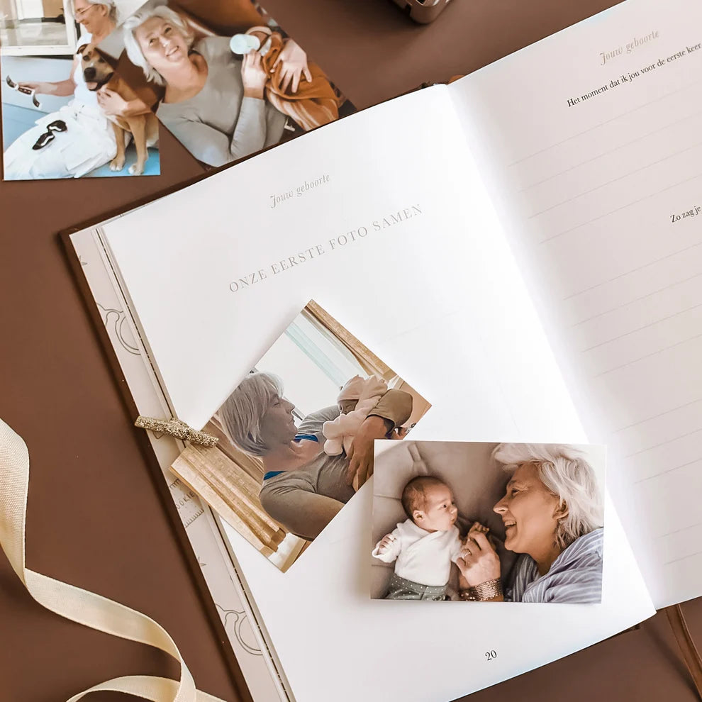 Sinds jij mijn kleinkind bent – Livre à remplir pour grands-parents avec souvenirs et leçons de vie sur 10 ans – Birth Lines