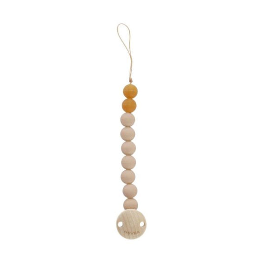 Pacifier Clip - Natural rubber - Sandy nude - Hevea
