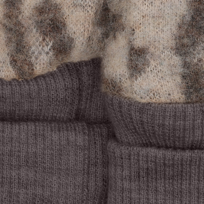 Baby wantjes - Merino wol fleece 2-laags - HUTTEliHUT close up