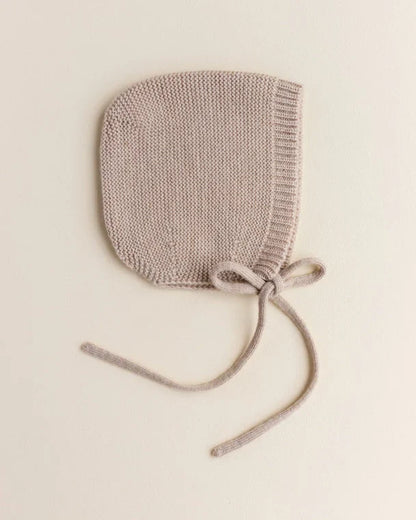 Bonnet Dolly - Baby Strikmutsje - Merinowol - HVID