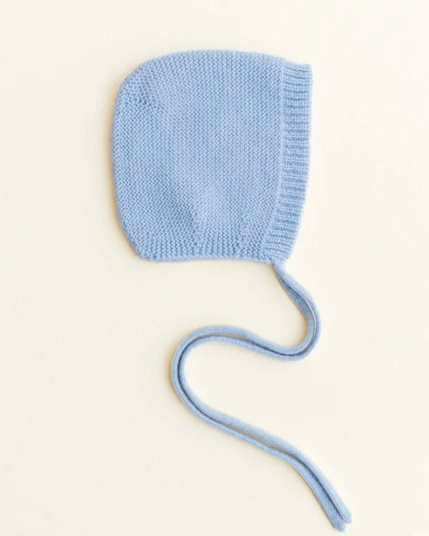 Bonnet Dolly - Baby Strikmutsje - Merinowol - HVID