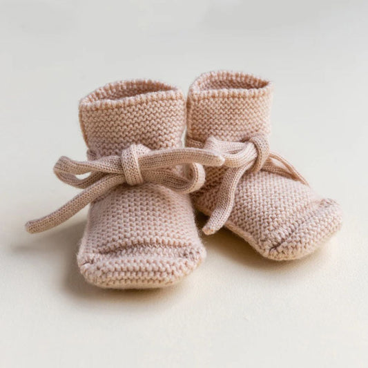 Booties – Babyschuhe – Merinowolle – HVID