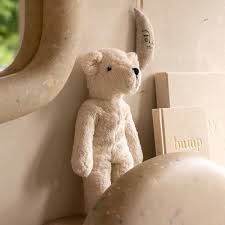 Kuscheltier - Floppy Animal Bear Small - Bio-Baumwolle & Schafwolle - White - Senger