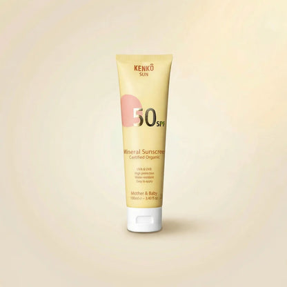 Mineral Sunscreen - SPF 50 - Mother & Baby - Water resistant - Organic - Kenkô
