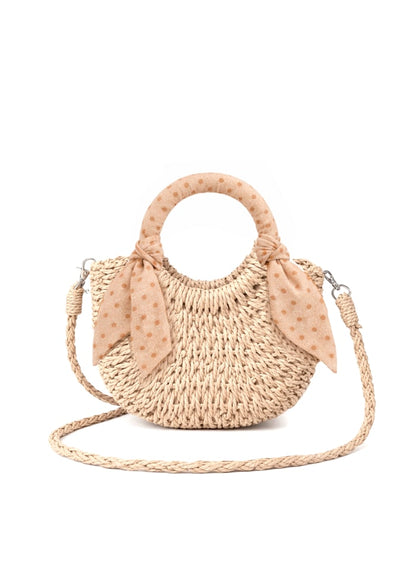 Mini Woven Bag - Kids - Cotton/Wicker - Mrs Ertha