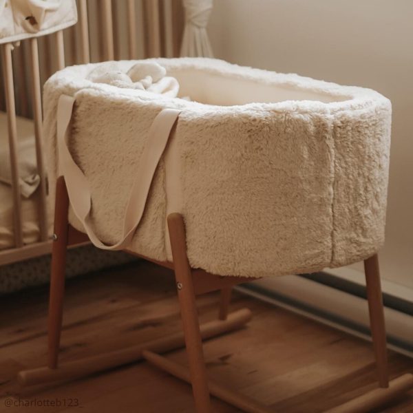 KUKO Baby Moses Basket - Portable Cocoon Bassinet from Birth - Baby Lift & Bassinet - Charlie Crane