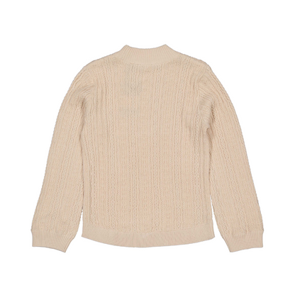 Trui Veronica - Katoen - Faded pink/lichtroze - Levv achterkant