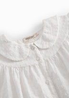 Blouse Trissy - Fine Dobby - Katoen - MarMar Copenhagen kraag