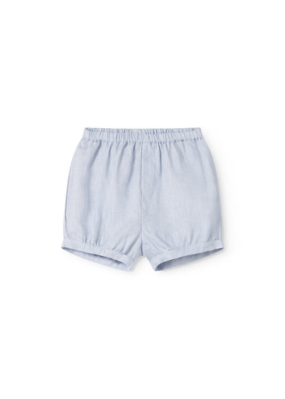 Linnen kort broekje Pabi - Blue mist/blauw - MarMar Copenhagen voor