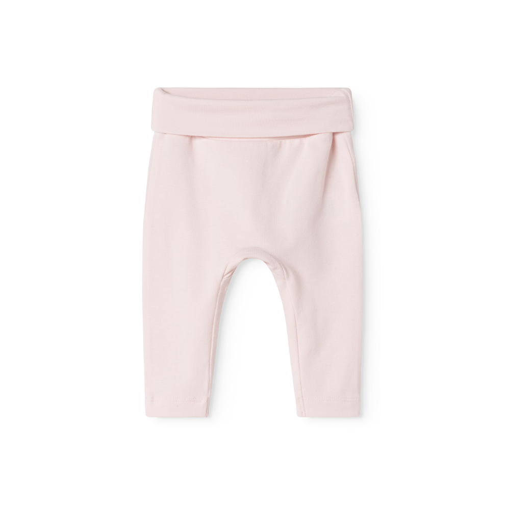 MarMar Copenhagen Piva Pants – Zacht Modal Baby Broekje | 50% Biologisch Katoen & TENCEL™ Modal met Opvouwbare Rand rosa lichtroze 