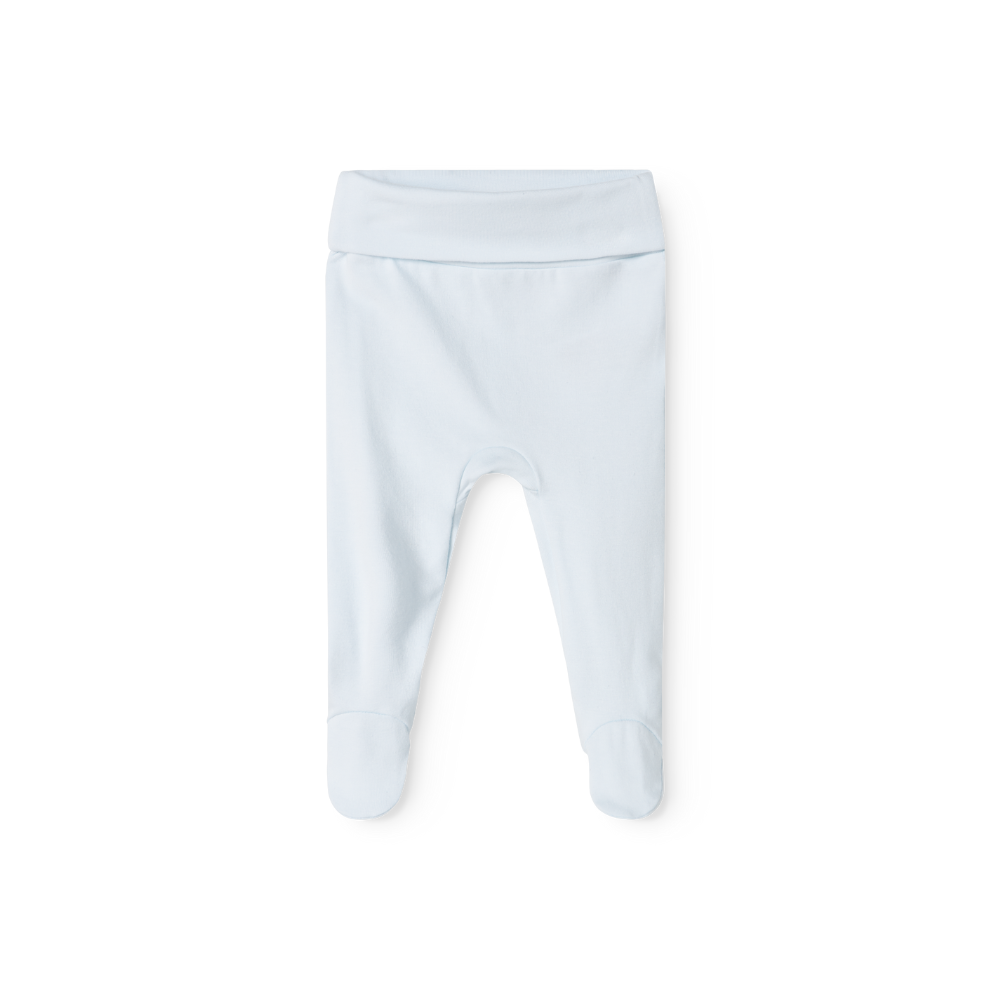 MarMar Copenhagen Piva Footed Pants – Zacht Modal Baby Broekje met Voetjes Biologisch Katoen & TENCEL™ Modal light blue lichtblauw