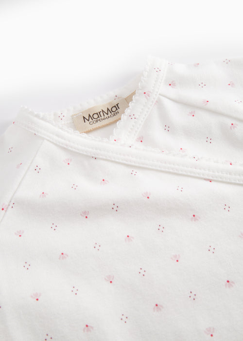 Romper suit Rap - Modal cotton - Tiny Tulip/Pink - MarMar Copenhagen close-up