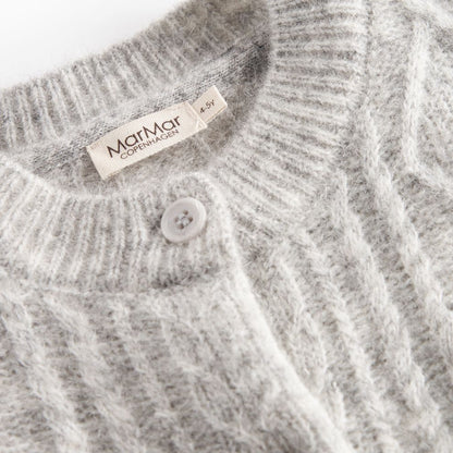 Vest Tavon - Mohair wolmix - Grijs - Marmar Copenhagen bovenkant