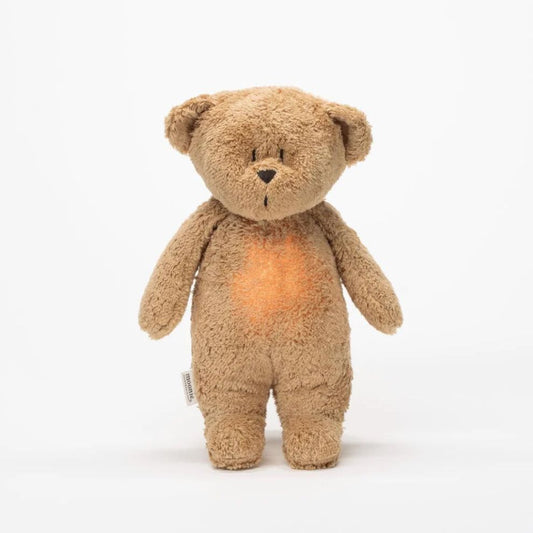 Knuffel met geluid - The Humming Bear 2.0 - Cappuccino - Moonie product