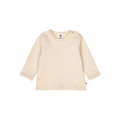 Top lange mouw - Cozy me - Biologisch katoen - Oak/ecru -  Müsli by Green Cotton voor