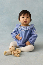Ilani Romper – Light Blue Denim – 100% Biologisch Katoen – Louise Misha
