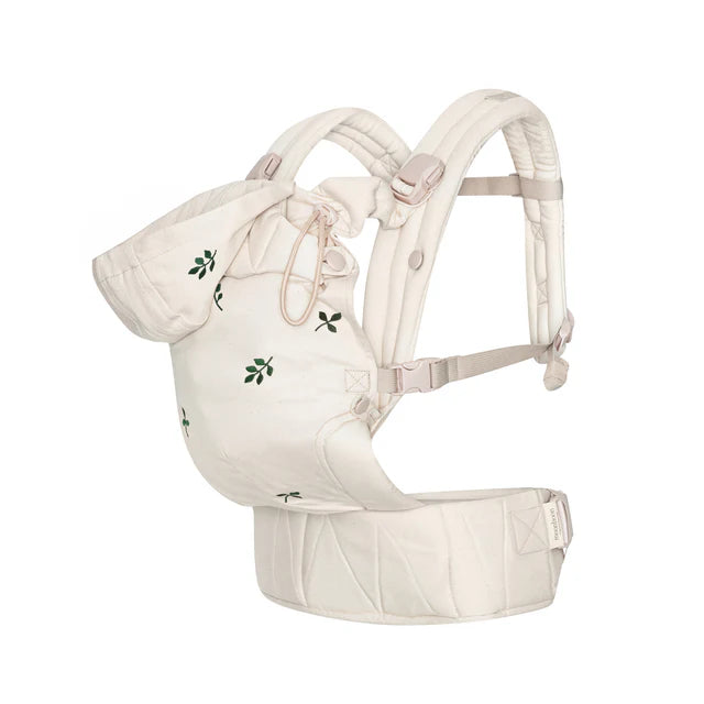 Ergonomic Baby Carrier - Organic cotton - Magnetic buckles - Beige - Moonboon