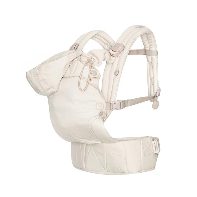 Ergonomische Draagzak Baby - Biologisch katoen - Magnetische gespen -  Beige - Moonboon