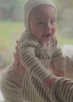 Milking It® Coco Stripe Bodysuit – Biologisch Katoen – Claude & Co