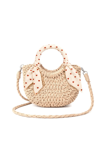 Mini Woven Bag - Kids - Cotton/Wicker - Mrs Ertha