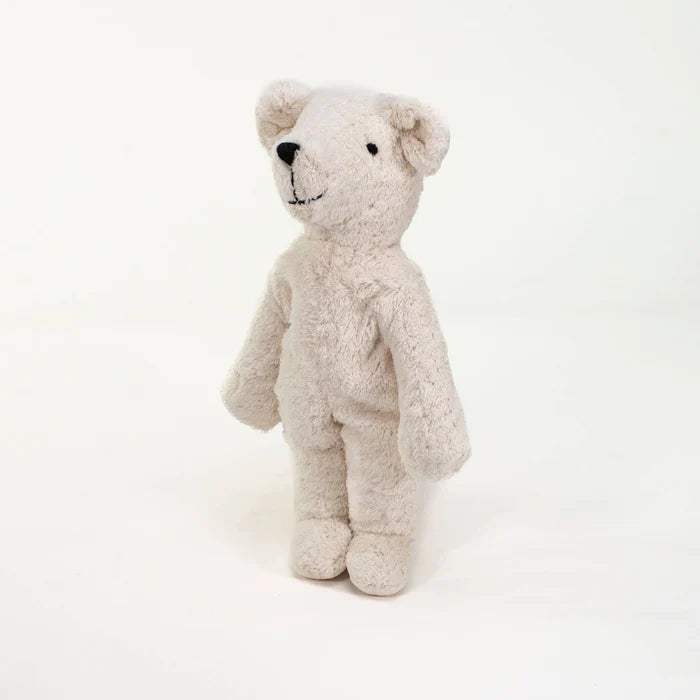 Kuscheltier - Floppy Animal Bear Small - Bio-Baumwolle & Schafwolle - White - Senger