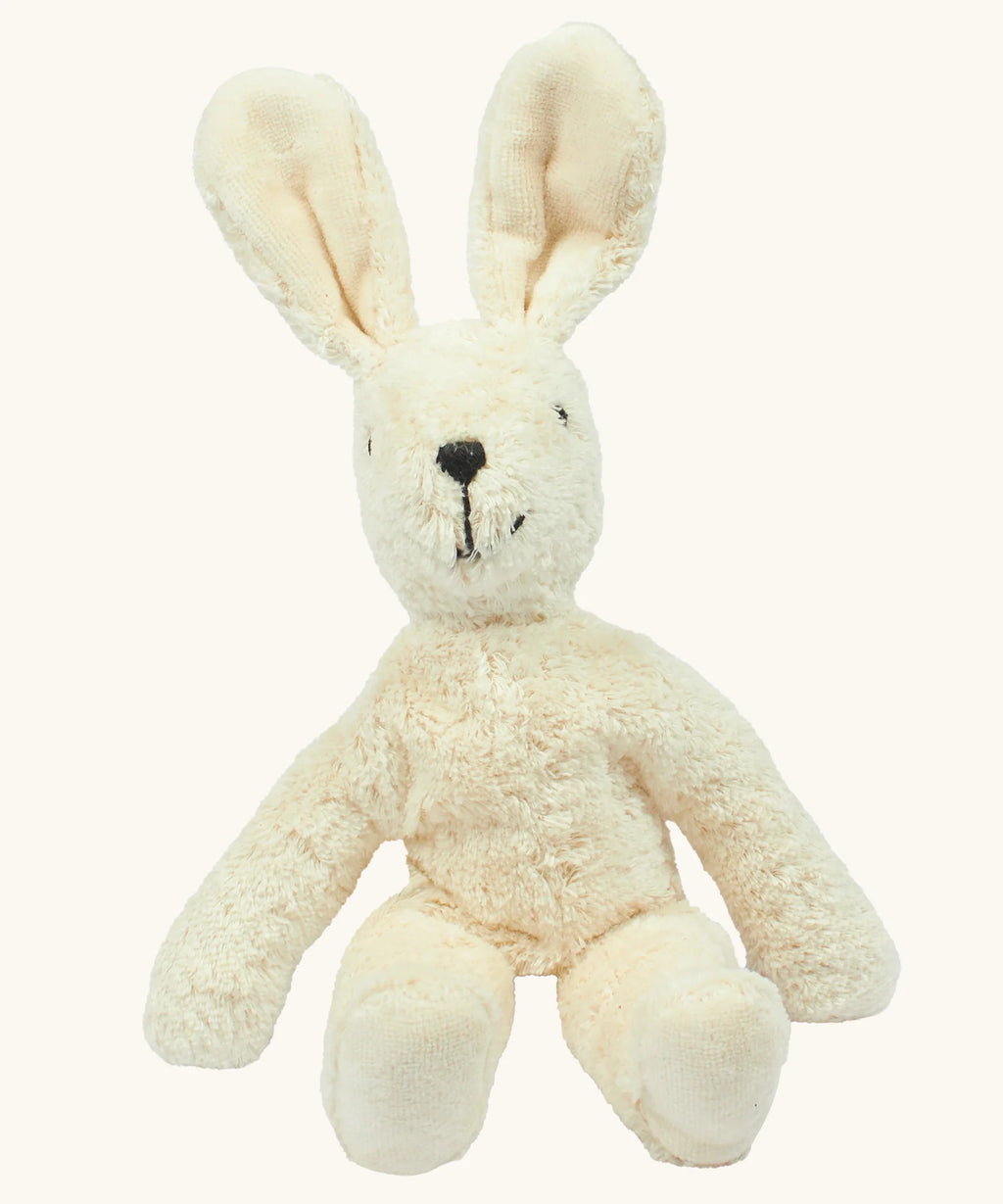 Floppy Tier Kuscheltier Small - Hase - Bio-Baumwolle/Wolle - Beige - Senger Naturwelt