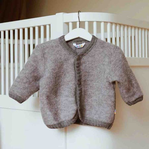 Cardigan - Merino wol fleece - 100% wol - Jasje/Vestje - Joha