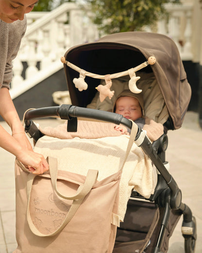 Kinderwagenketting - Over the moon - 100% Biologisch Katoen - Moonboon x Hans Christian Andersen