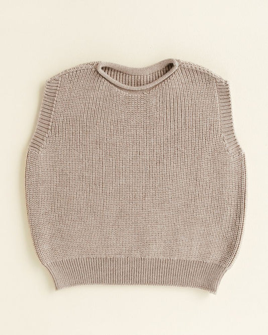 Vest Harvey Kids - 100% extra fine Italiaanse merino wol - HVID