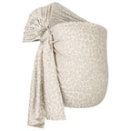 Ring-Sling Kigali – Ergonomic Ring Sling Baby Wrap with Leopard Print – 100% Cotton – Hoppediz