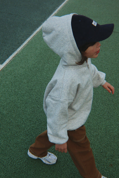 Sweatervest Lou met tijgerprint – Grey Melange – Konges Sløjd