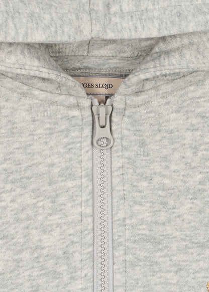 Sweatervest Lou met tijgerprint – Grey Melange – Konges Sløjd