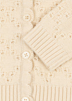 Cardigan Cocolo - 100% laine - Ajour/Buttercream - Konges Sløjd