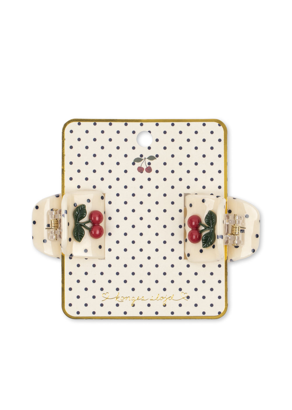 Hair Clips Cherry Dot 2-pack – Konges Sløjd