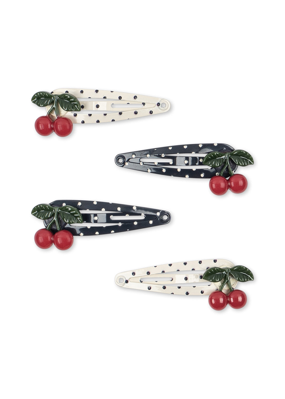 Hair Clips Cherry Dot 4-pack – Konges Sløjd