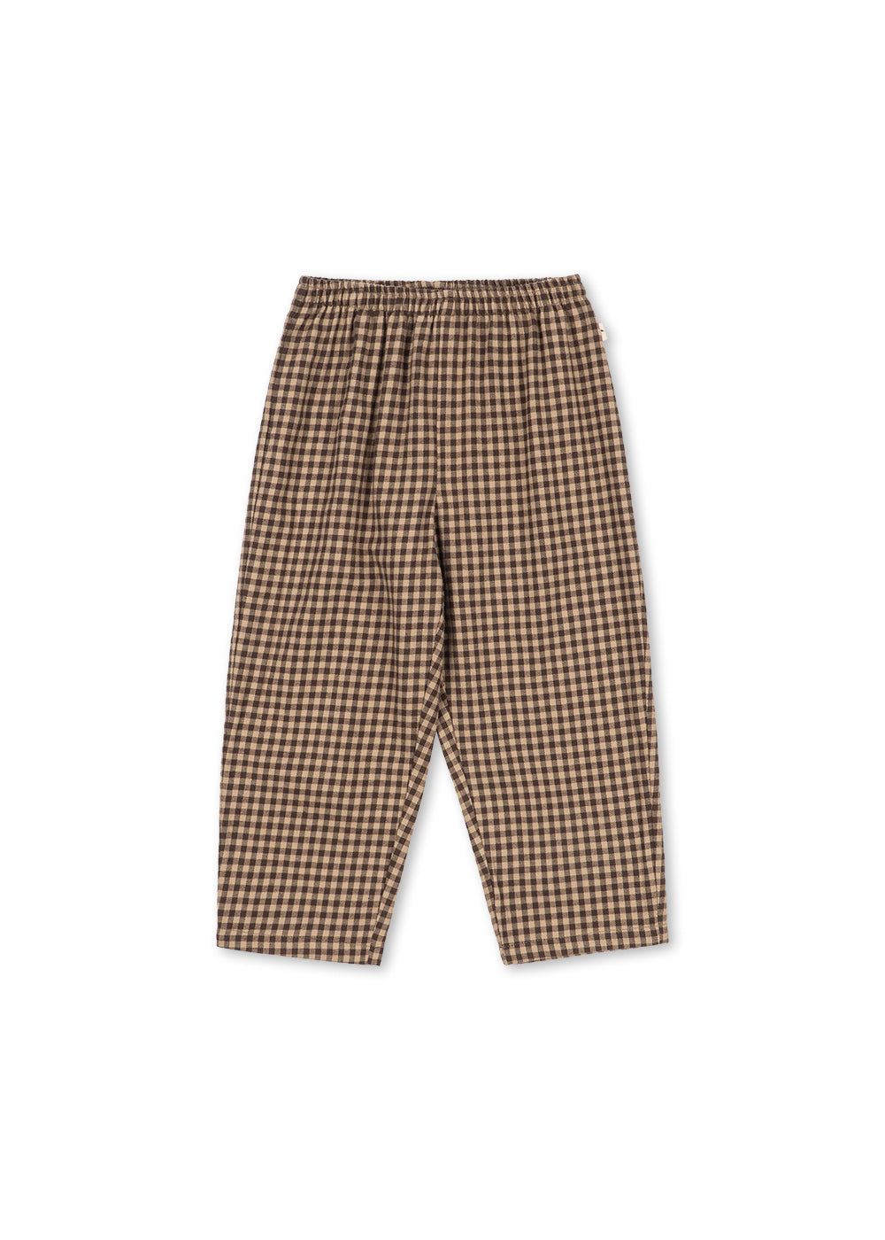 Flannel Trousers Foret – Chocolate Check – Organic Cotton – Konges Sløjd