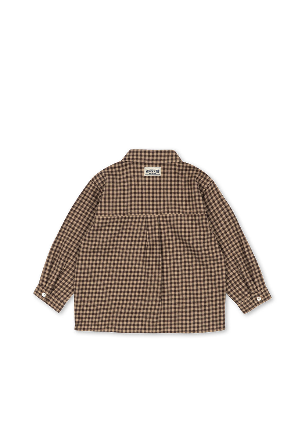 Chemise en flanelle Foret – Carreaux Chocolat – Coton biologique – Konges Sløjd