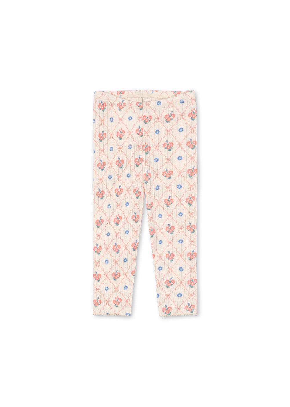 Minnie Pants Fleur Decor – Weiche Babyhose mit Blumenprint – GOTS Bio-Baumwolle – Konges Sløjd