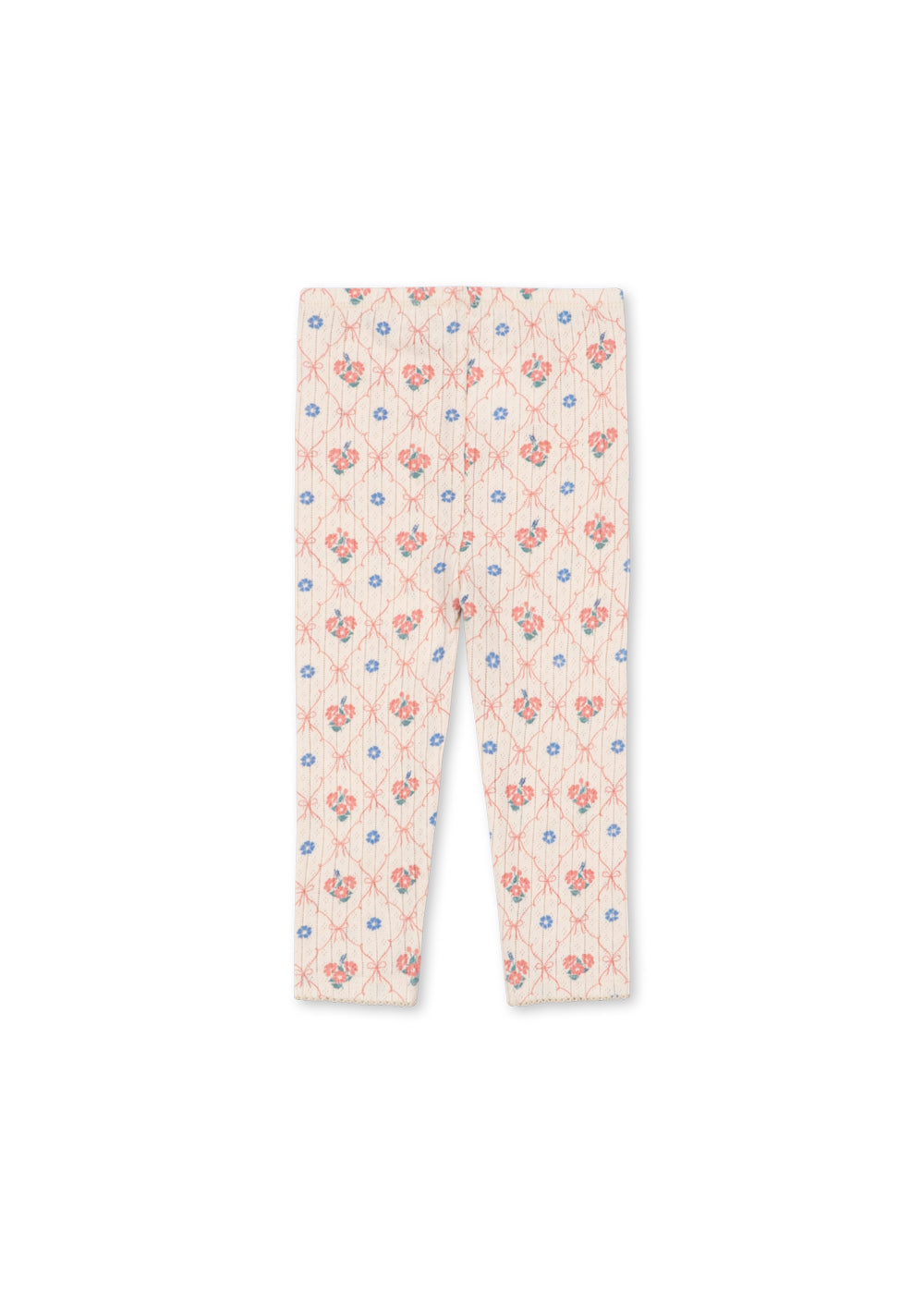 Minnie Pants Fleur Decor – Weiche Babyhose mit Blumenprint – GOTS Bio-Baumwolle – Konges Sløjd