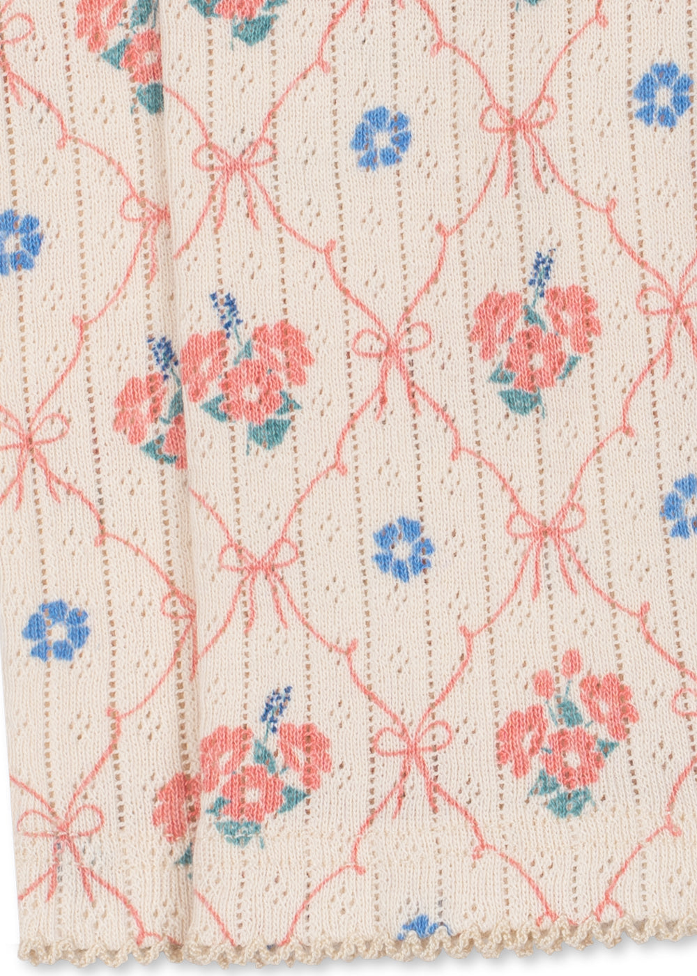 Minnie Pants Fleur Decor – Weiche Babyhose mit Blumenprint – GOTS Bio-Baumwolle – Konges Sløjd