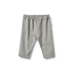 Pantalon bébé Aiden - Bleu clair/Gris clair - Coton biologique - Dos en blé