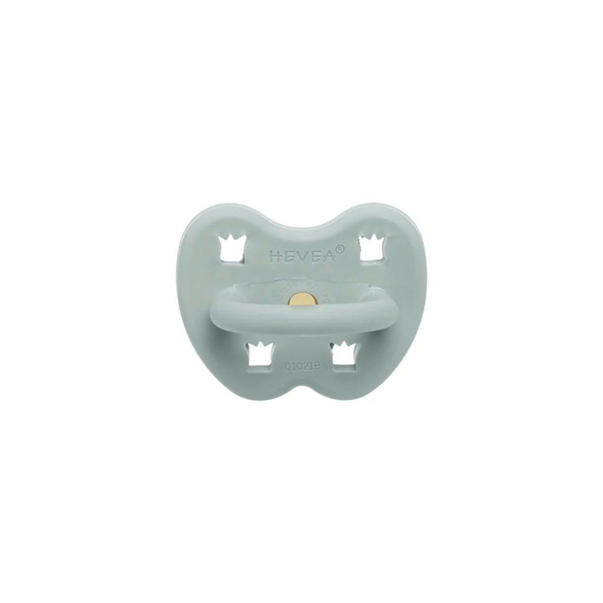 HEVEA - Schnuller Milky White Rund - Sauger - 100% Naturkautschuk - 100% plastikfrei